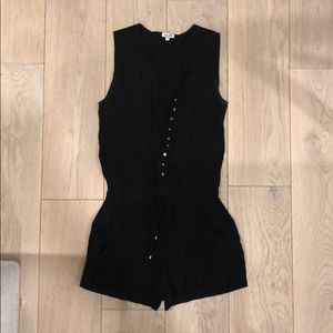 Black tank romper
